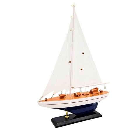 ⁨Model Jachtu Drewniany Wysokość 42cm – M1⁩ w sklepie Wasserman.eu