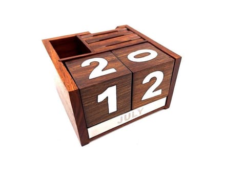 ⁨Drewniany kalendarz wieczysty - CAL-1894⁩ w sklepie Wasserman.eu