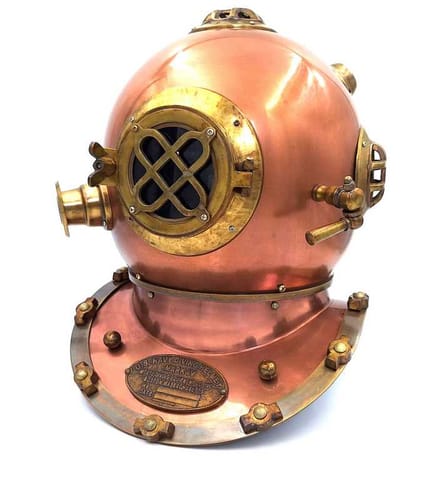 ⁨Wielki hełm nurka – replika - wysokość 45cm - NI1431⁩ w sklepie Wasserman.eu