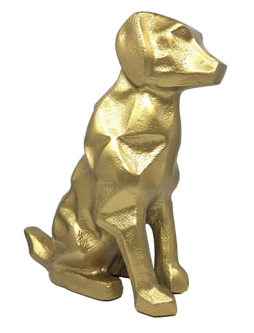 ⁨Złota Figurka Dekoracyjna Pies - DOG2⁩ w sklepie Wasserman.eu