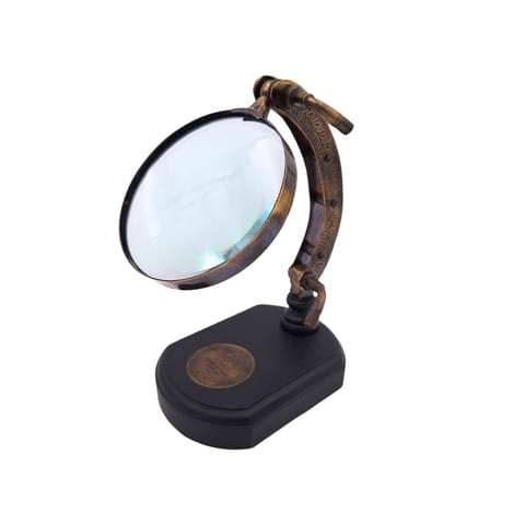 ⁨Lupa na drewnianej podstawie z możliwością regulacji – MFS312/4⁩ w sklepie Wasserman.eu