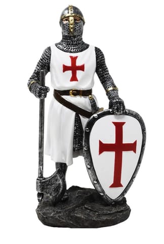 ⁨Rycerz Templariusz Figurka 18,5 cm – Polyresin – MC-23134⁩ w sklepie Wasserman.eu