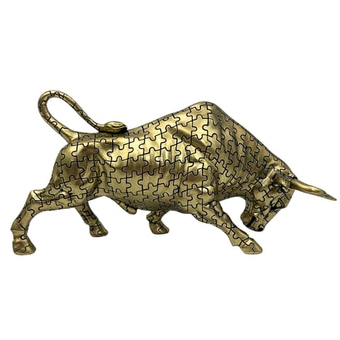 ⁨Byk - Figurka Dekoracyjna Złota - Symbol symbol siły i bogactwa - 43111Y1⁩ w sklepie Wasserman.eu
