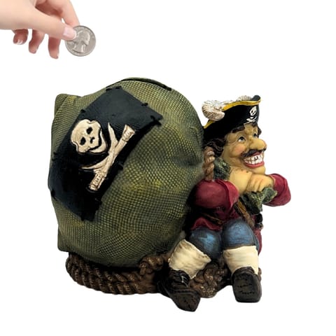 ⁨Skarbonka Dekoracyjna Pirat ze Skarbem 14 cm - CE03852⁩ w sklepie Wasserman.eu