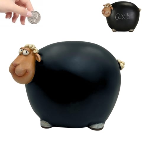 ⁨Skarbonka Owieczka z Farby Tablicowej - Tablicówka – CE34136⁩ w sklepie Wasserman.eu