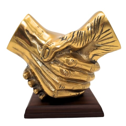 ⁨Figurka dekoracyjna Uścisk dłoni – Symbol zgody - DD-20DA⁩ w sklepie Wasserman.eu