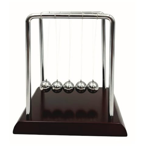 ⁨Kulki Newtona - Drewno Metal - YG002BW⁩ w sklepie Wasserman.eu