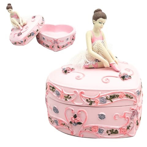 ⁨Pozytywka Pudełeczko Baletnica Serce Jezioro Łabędzie – MP-19031⁩ w sklepie Wasserman.eu