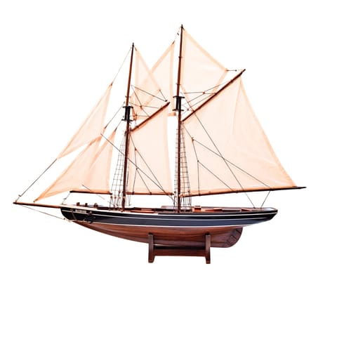 ⁨Model Szkunera Bluenose - dekoracja marynistyczna 78 cm – 518⁩ w sklepie Wasserman.eu