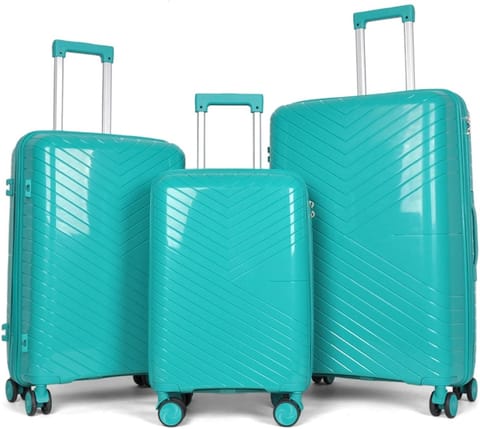 ⁨Zestaw Walizek Podróżnych Berwin 3 szt Twarde Na Kółkach TSA XL L M⁩ w sklepie Wasserman.eu