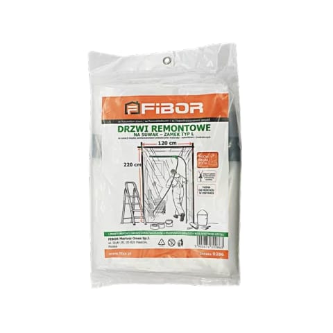 ⁨FIBOR DRZWI REMONTOWE ZAMEK TYP" L" 120x220  0286⁩ w sklepie Wasserman.eu