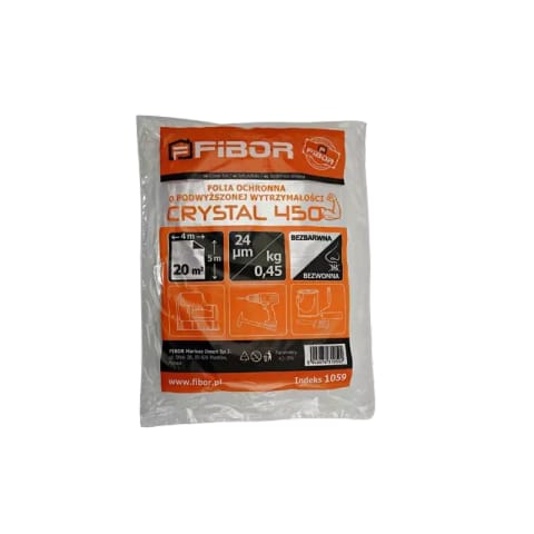 ⁨FIBOR BEZBARWNA PLANDEKA MOCNA 4x5  1059⁩ w sklepie Wasserman.eu