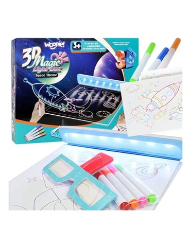 ⁨WOOPIE Magnetyczna Tablica 3D Podświetlenie LED do Rysowania⁩ w sklepie Wasserman.eu