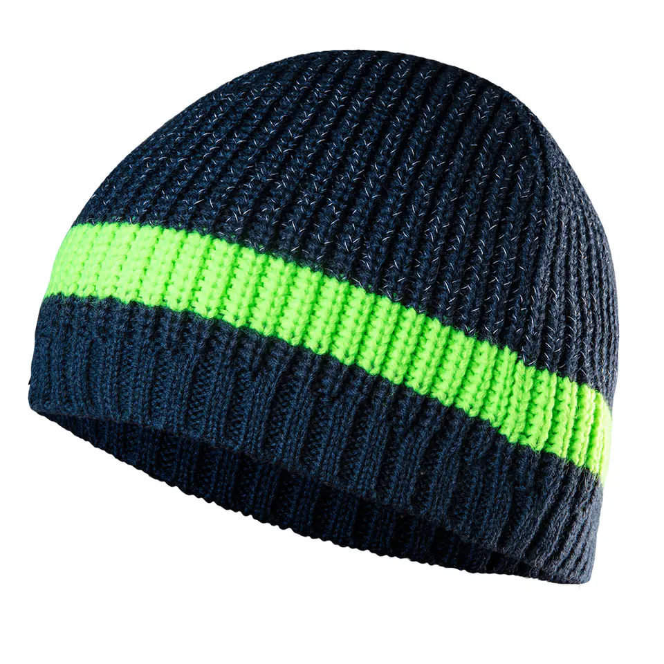 ⁨PREMIUM winter hat, with reflective elements, 50% wool, 50% acrylic⁩ at Wasserman.eu