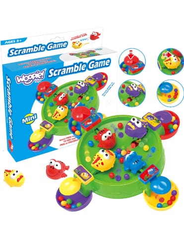 ⁨WOOPIE Gra Zręcznościowa Planszowa GŁODNE WESOŁE ŻABKI I KROKODYLKI 3+⁩ w sklepie Wasserman.eu