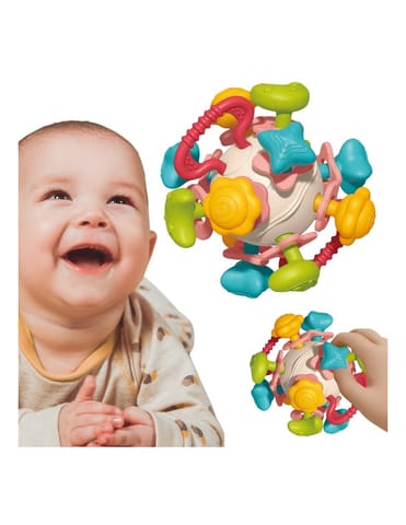 ⁨WOOPIE BABY Miękka Grzechotka 4w1 Gryzak Zabawka Sensoryczna dla Niemowląt 0m+⁩ w sklepie Wasserman.eu