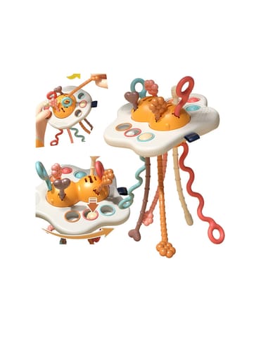 ⁨WOOPIE BABY Zabawka Sensoryczna Montessori Gryzak Grzechotka Wielofunkcyjny UFO⁩ w sklepie Wasserman.eu