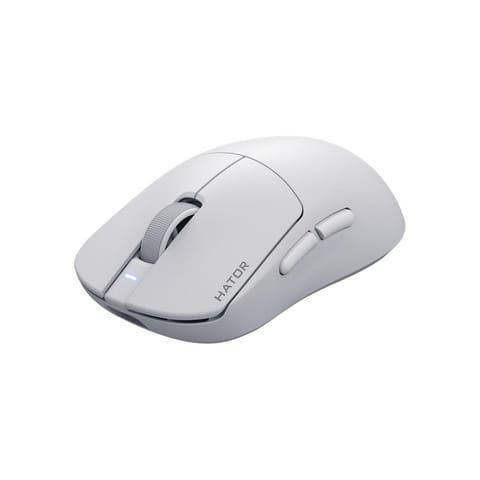 ⁨Mysz dla graczy bezprzewodowa Hator Quasar 3S Ultima biała⁩ w sklepie Wasserman.eu