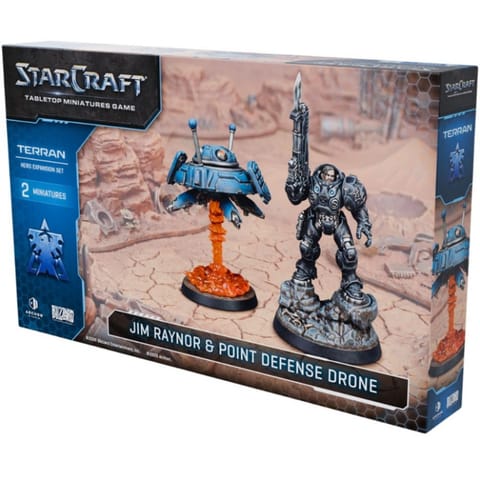 ⁨GRA STARCRAFT: JIM RAYNOR & POINT DEFENSE DRONE - TERRAN - EXPANSION SET (EN) - ARCHON⁩ w sklepie Wasserman.eu