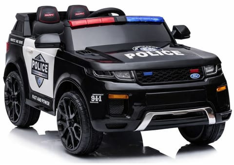 ⁨Auto Na Akumulator BBH-021 Policyjne Czarne⁩ w sklepie Wasserman.eu