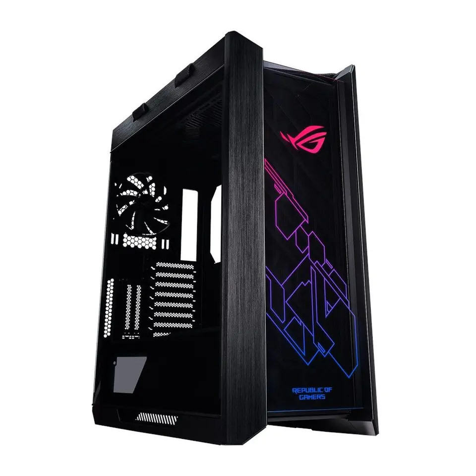 ⁨ROG Strix Helios EATX, ATX, MicroATX, MiniIT, Aluminum, Tempered Glass, ABS Plastic⁩ at Wasserman.eu