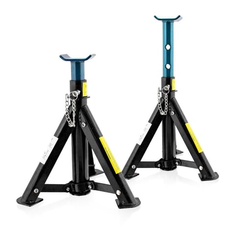 ⁨Podstawki warsztatowe 2x 3T regulowane składane kobyłki samochodowe⁩ w sklepie Wasserman.eu