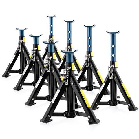 ⁨Kobyłki Samochodowe 8x 3000 kg BITUXX – Podstawki Warsztatowe Regulowane Składane PRO⁩ w sklepie Wasserman.eu