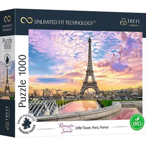 ⁨Puzzle 1000 Romantic Sunset: Eiffel Tower TREFL⁩ w sklepie Wasserman.eu
