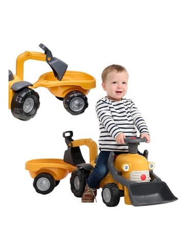 ⁨FALK Chodzik Jeździk Koparka Marcel z Przyczepką⁩ w sklepie Wasserman.eu