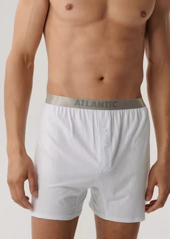 ⁨BOKSERKI ATLANTIC 2BMB-005 BIAŁY (kolor biały, rozmiar S)⁩ w sklepie Wasserman.eu