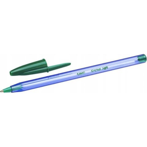 ⁨Długopis CRISTAL SOFT zielony 9212191 BIC⁩ w sklepie Wasserman.eu