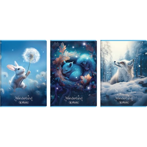 ⁨Zeszyt A4 32k kratka z marginesem WONDERLAND 400209629 HERLITZ⁩ w sklepie Wasserman.eu