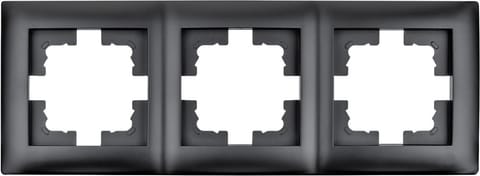 ⁨Ramka potrójna czarna WESA LC-49C⁩ w sklepie Wasserman.eu