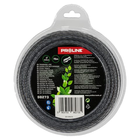 ⁨REINF TWISTED SQUARE 3.0MMX75M PROLINE⁩ at Wasserman.eu