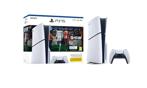 ⁨Konsola SONY PlayStation 5 Slim Disc Edition 1 TB + EA Sports FC 26 Biała CFI-2116A⁩ w sklepie Wasserman.eu