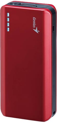⁨Powerbank GENIUS ECO-U622 czerwony 39800011103⁩ w sklepie Wasserman.eu
