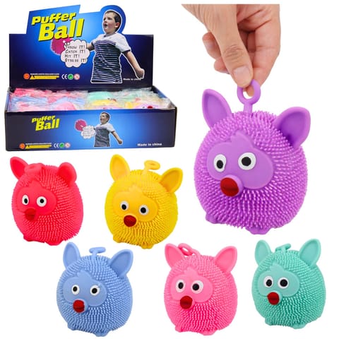 ⁨Gniotek Sensoryczny Do Odbijania Ściskania Zwierzątko Światło LED Mix Kolor⁩ w sklepie Wasserman.eu