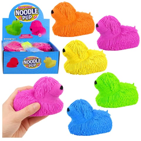 ⁨Gniotek Sensoryczny Do Rozciągania Ściskania Pies z Frędzlami Świecący LED⁩ w sklepie Wasserman.eu