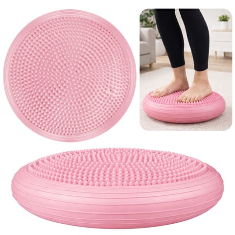 Poduszka Sensomotoryczna Do Ćwiczeń Dysk Równoważny Jeżyk Różowy 34 cm w sklepie Wasserman.eu