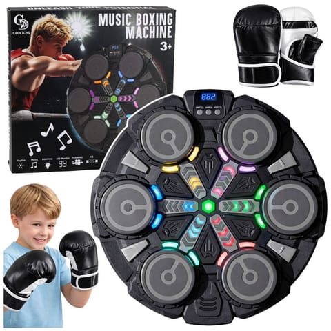 ⁨Interaktywna Muzyczna Tarcza Bokserska LED Bluetooth 3 Tryby Rękawice⁩ w sklepie Wasserman.eu