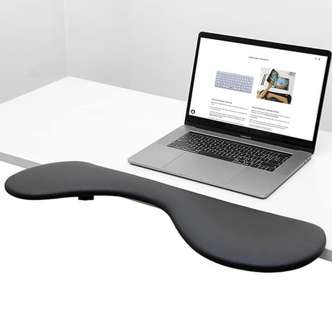 ⁨Powerton ERGO AXISI Ergonomiczny podłokietnik, podpórka pod ramiona piankowa, czarna⁩ w sklepie Wasserman.eu