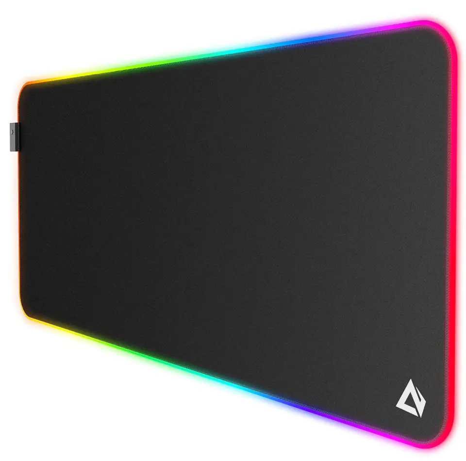 ⁨KM-P7 RGB XXL gamingowa podkładka pod mysz i klawiaturę | 900x400x4mm | wodoodporna | gumowany spód | aplikacja G-aim Control Center⁩ w sklepie Wasserman.eu