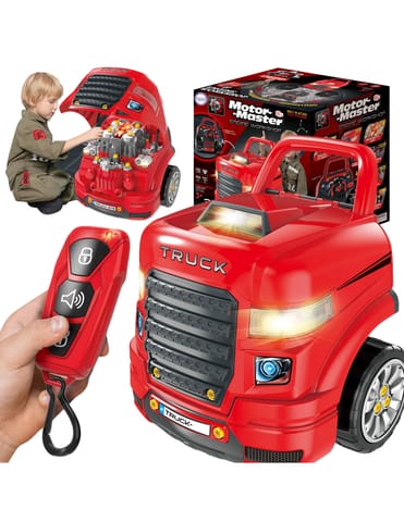 ⁨WOOPIE Wielka Ciężarówka Zestaw do Składania Montażu + Akcesoria 61 el.⁩ w sklepie Wasserman.eu