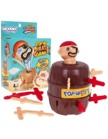 ⁨WOOPIE Gra Zręcznościowa Szalony Wyskakujący Pirat w Beczce⁩ w sklepie Wasserman.eu
