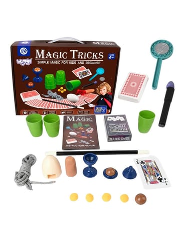 ⁨WOOPIE Zestaw Małego Magika Karty Iluzja 135 Sztuczek⁩ w sklepie Wasserman.eu