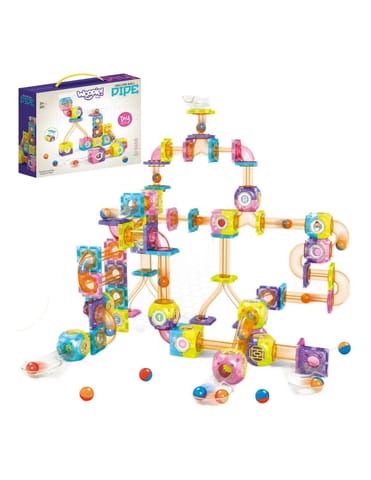 ⁨WOOPIE Klocki Magnetyczne Tor Kulkowy 89 el.⁩ w sklepie Wasserman.eu