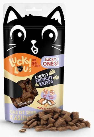 ⁨Lucky Lou Lucky Ones Krunchy Krisps Ser 60g⁩ w sklepie Wasserman.eu