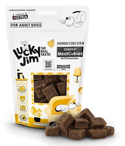 ⁨Lucky Jim MeatCubies Kurczak 70g⁩ w sklepie Wasserman.eu