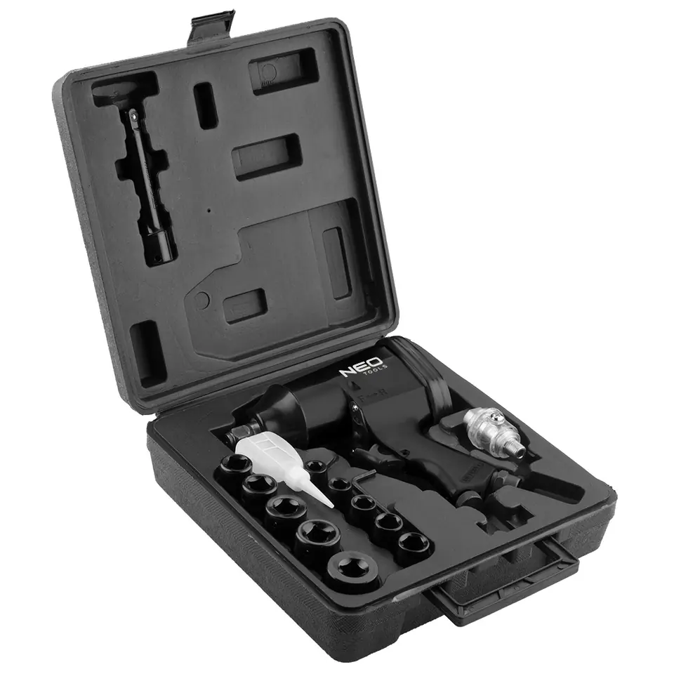 Pneumatic impact wrench, 1/2", 320 Nm, set with sockets at Wasserman.eu