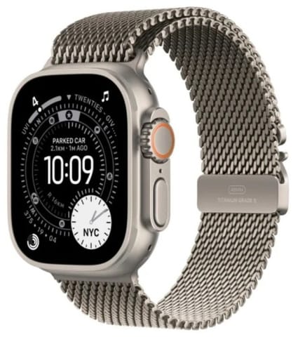 ⁨Watch Ultra 3 GPS + Cellular 49mm Natural Titanium Case with Natural Titanium Milanese Loop - Large APPLE Watch OS Naturalny⁩ w sklepie Wasserman.eu